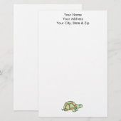 カメ 便箋 (正面/裏面)