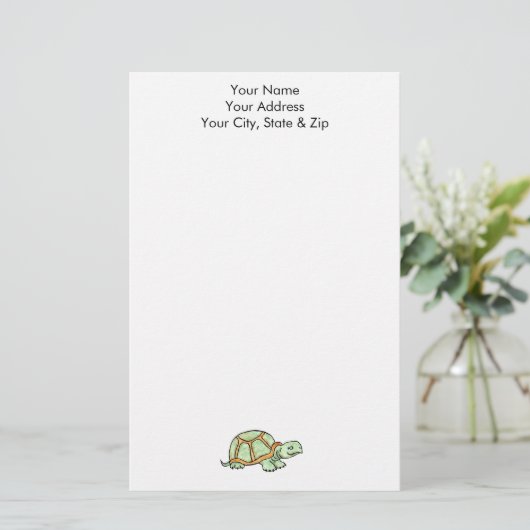 カメ 便箋 (スタンド正面)