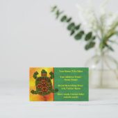 カメ 名刺 (スタンド正面)