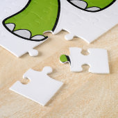 カメ（電話と帽子） ジグソーパズル (側面)