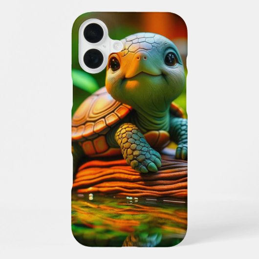 カメ iPhoneケース (裏面)