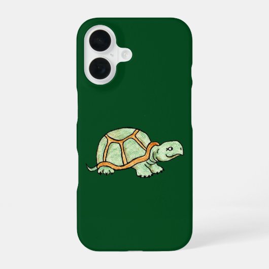 カメ iPhone 16ケース (裏面)