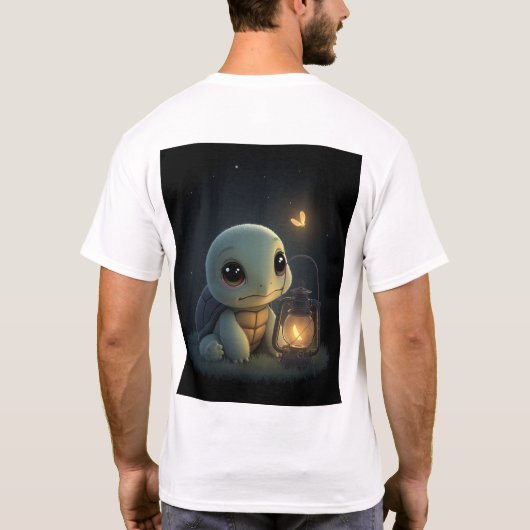 カメ Tシャツ (裏面)