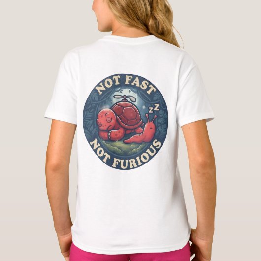 カメ Tシャツ (裏面)
