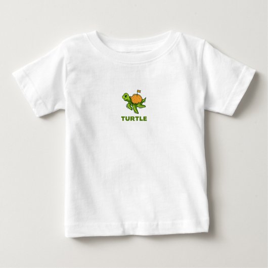 カメTシャツ ベビーTシャツ (正面)