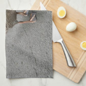 カモおもしろいガモのキッチンタオル キッチンタオル (四つ折り)