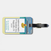 カモでクルーズラゲッジタグをパーソナライズ ラゲッジタグ (裏面横)