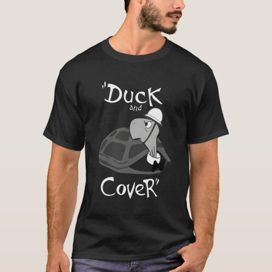カモで亀を覆う Tシャツ (正面)