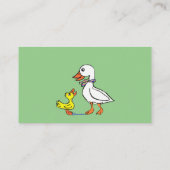 カモとガチョウの鳴き声その店の気を引く 名刺 (裏面)