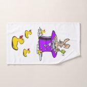 カモのバスタオルセットでバブルバニー バスタオルセット (ハンドタオル)