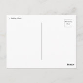 カモの小鳥 ポストカード (裏面)