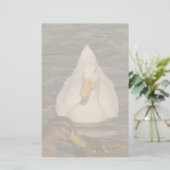 カモの文房具 便箋 (スタンド正面)