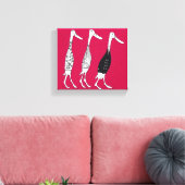 カモの服装 キャンバスプリント (インサイチュ (リビング))