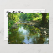カモの穴の近くの流れ ポストカード (正面/裏面)