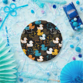 カモの羽毛を泳いで幸せ ペーパープレート (パーティー)