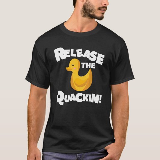 カモを脱ぐ Tシャツ (正面)
