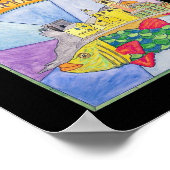 カモグリの魚ポスター ポスター (角)