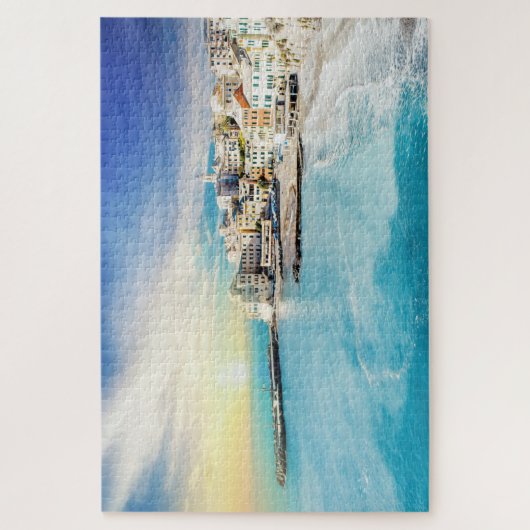 カモグリ絵画イタリアのポルトフィノジェノワリグーリア ジグソーパズル