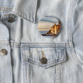 カモグリ、イタリアの風光明媚な写真 缶バッジ (インサイチュ)