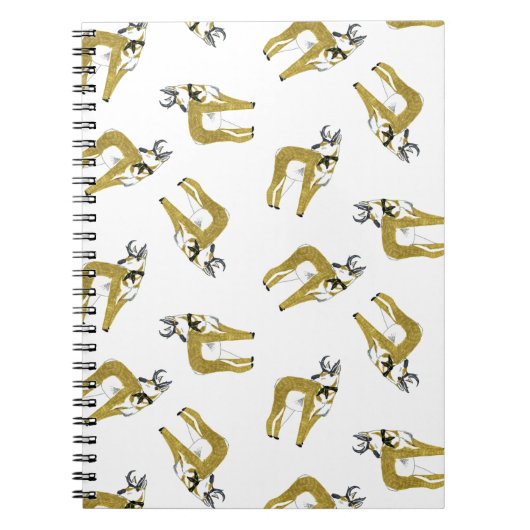 カモシカのトスのノート ノートブック (正面)