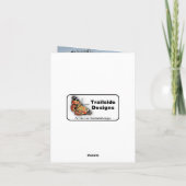 カモシカのメッセージカード2 カード (裏面)