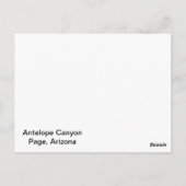 カモシカ渓谷 ポストカード (裏面)