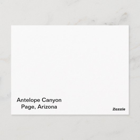 カモシカ渓谷 ポストカード (裏面)