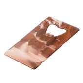 カモシカ渓谷、自然にLit クレジットカード栓抜き (裏面アングル)