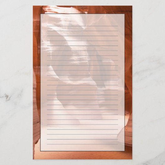 カモシカ渓谷、自然にLit 便箋 (正面)