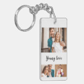 カモダンップパーソナライズされたル写真 キーホルダー (正面左)