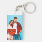 カモダンップパーソナライズされたル写真 キーホルダー (裏面)