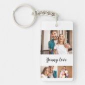 カモダンップパーソナライズされたル写真 キーホルダー (正面)