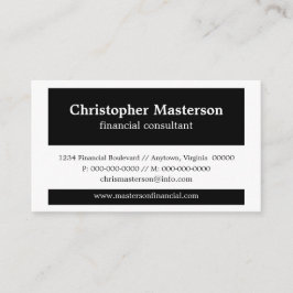 カモダンラーブロック名刺、白黒 名刺