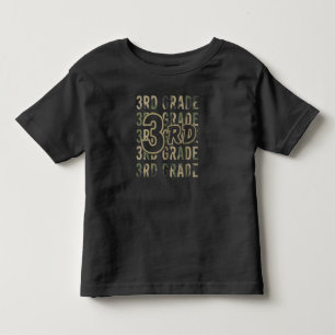 カモチーム 3年生 スクワッド バックトゥスクール 先生 トドラーTシャツ