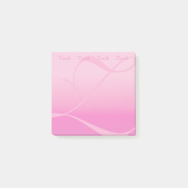 カモノグラムのラーブロッかわいらしクパステルピンク ポストイット