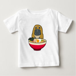 カモノハシとラーメン ベビーTシャツ