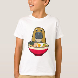 カモノハシとラーメン Tシャツ