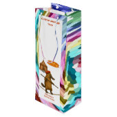 カモノハシのプラトー綱渡り芸人 ワインギフトバッグ (裏面アングル)