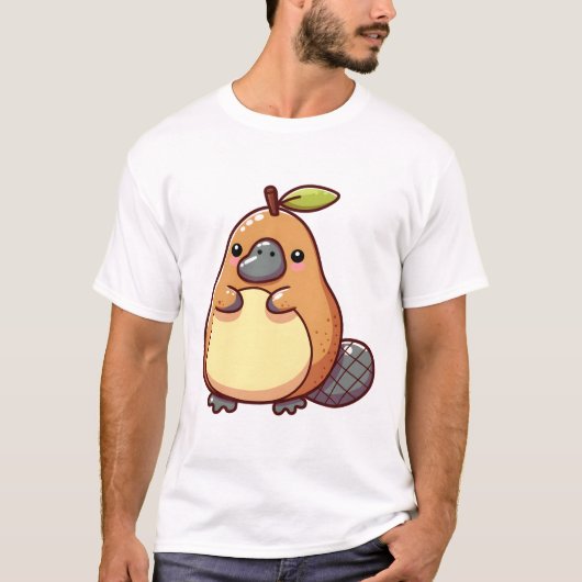カモノハシの洋ナシ Tシャツ (正面)