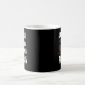 カモノハシを愛する女おもしろいの子 コーヒーマグカップ (中央)
