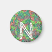 カモパーソナライズされたフラージュ磁石 マグネット (正面)