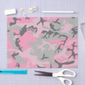 カモフカラフルラージデザイン 薄葉紙 (クラフト)