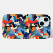カモフカラフルラージ Case-Mate iPhoneケース (裏面 (横))