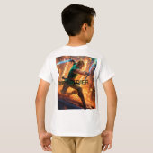 カモフクールラージ:キッズアーミーTシャツ Tシャツ (裏面フル)