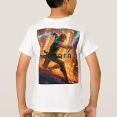 カモフクールラージ:キッズアーミーTシャツ Tシャツ (裏面)