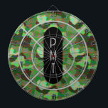 カモフパーソナライズされたラージ ダーツボード<br><div class="desc">ここにおもしろいの表現個人スタイルへ。デザインは迷彩モダンを放つ。ご希望のカスタマイズモノグラムや文字や数字でボードを使用できる。テンプレートを使用して独自のダーツパーソナライズされたボードを作成する。</div>