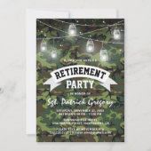 カモフラウジェソルジャー退役軍人リタイアメントパーティー 招待状 (正面)