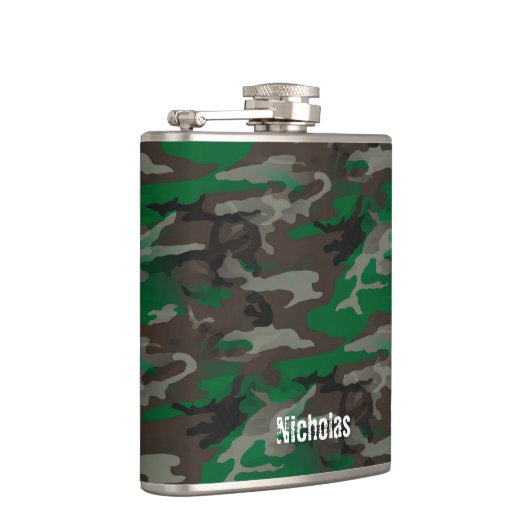 カモフラージアーミー軍隊名前をカスタムする フラスク (右)
