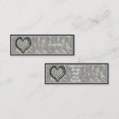 カモフラージウッドランドフォレストハートオン迷彩柄 スキニー名刺 (正面/裏面)