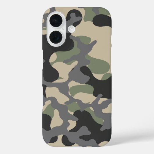 カモフラージカラースタイル1 Case-Mate iPhoneケース (裏面)